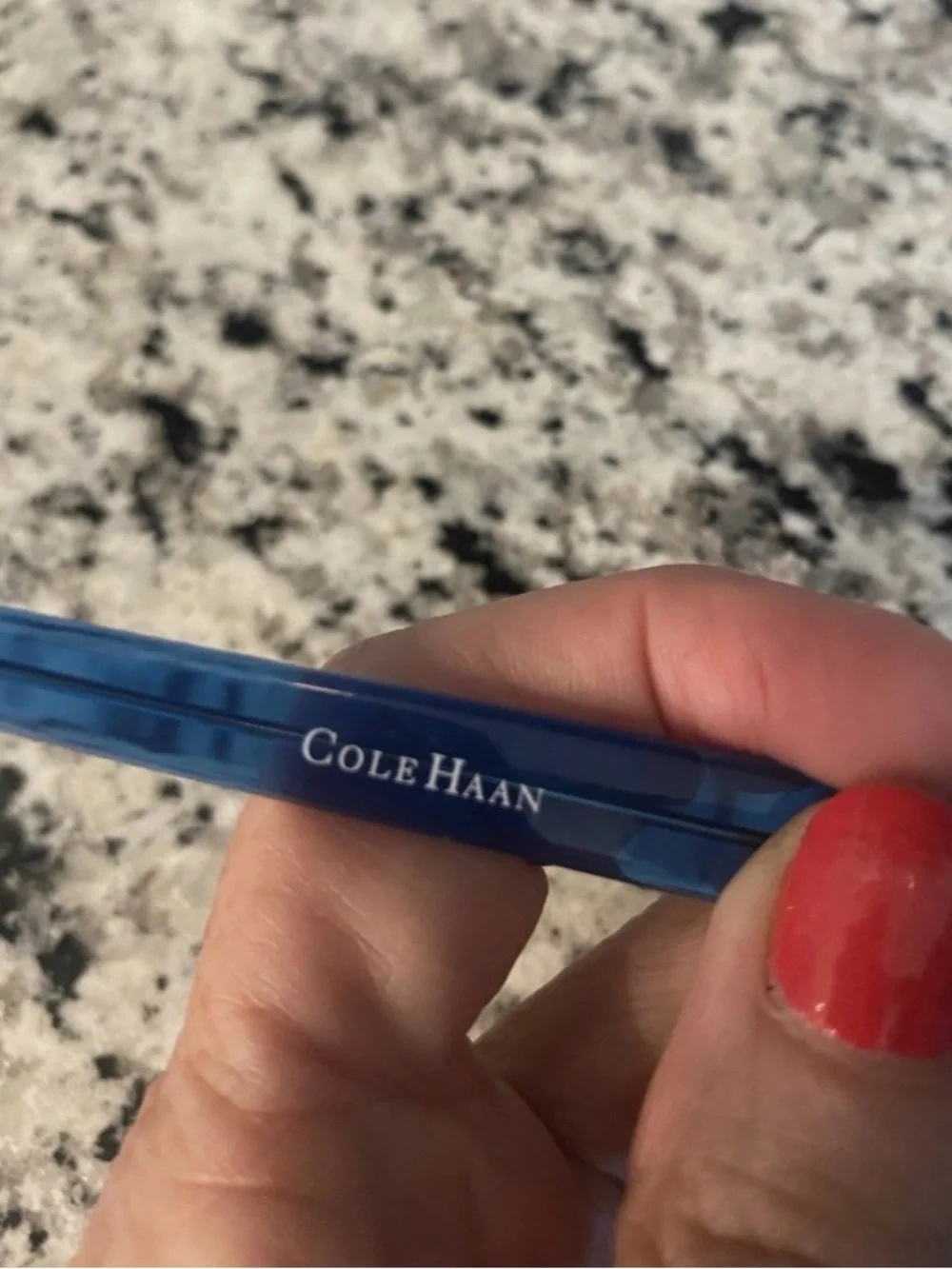 Cole Haan C6069 Black BLue Cats Eye Sunglasses 52-19 140 H10451